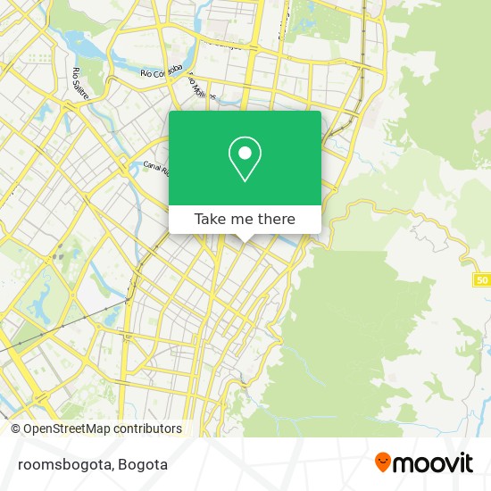 Mapa de roomsbogota