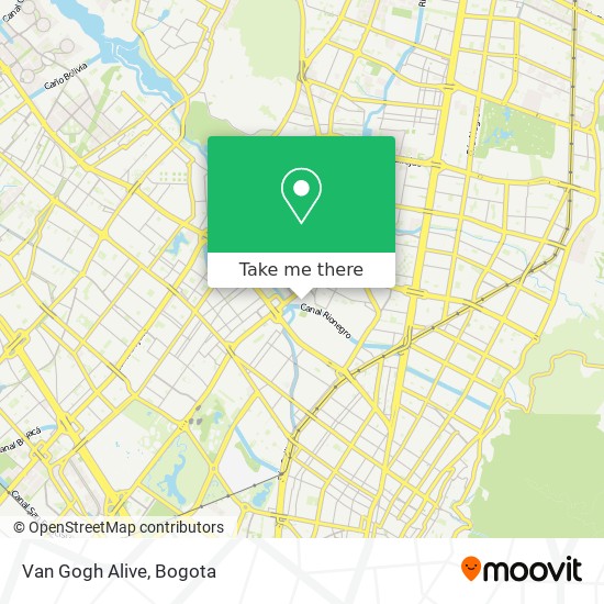 Van Gogh Alive map