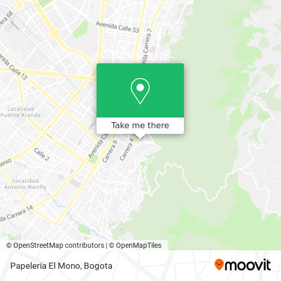 Papelería El Mono map