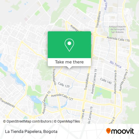 La Tienda Papelera map