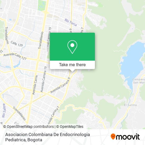 Asociacion Colombiana De Endocrinologia Pediatrica map