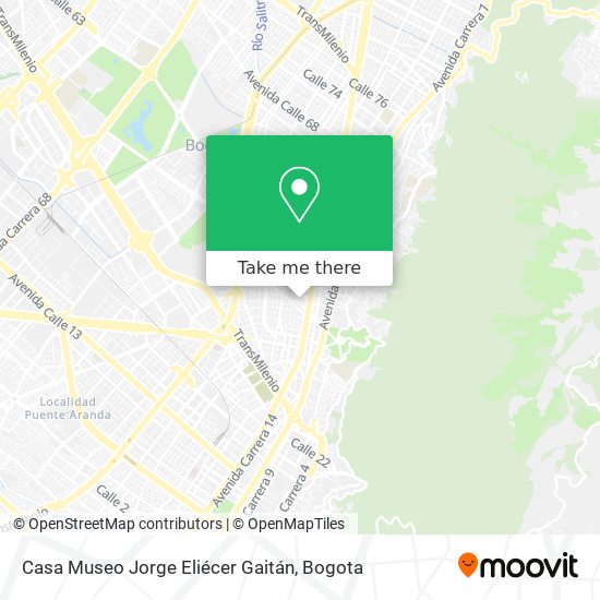 Casa Museo Jorge Eliécer Gaitán map