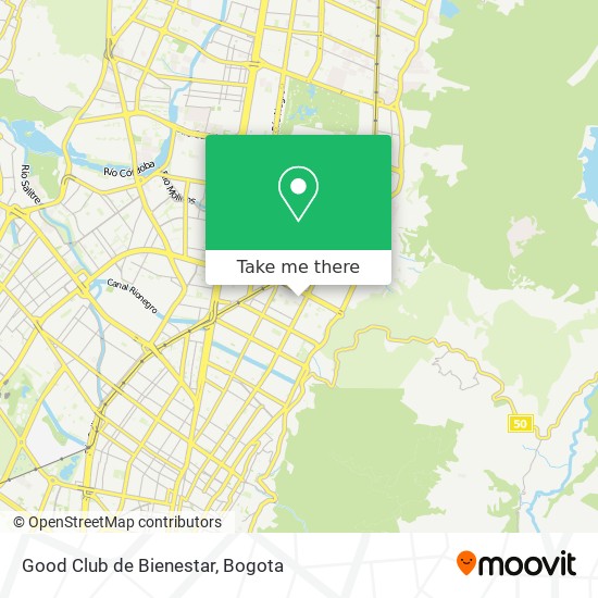 Good Club de Bienestar map