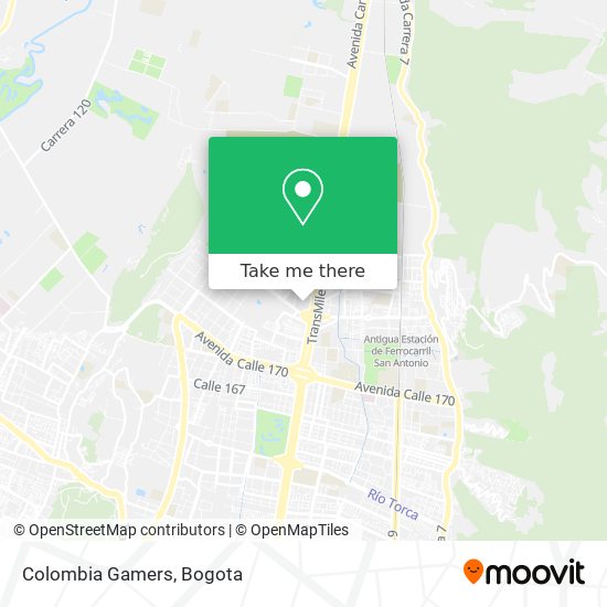 Colombia Gamers map