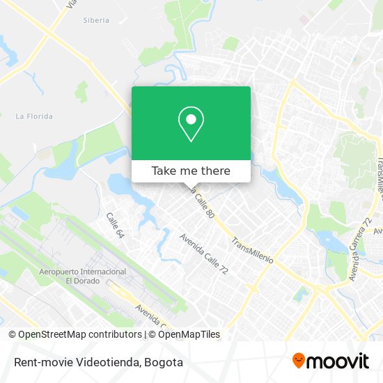 Rent-movie Videotienda map