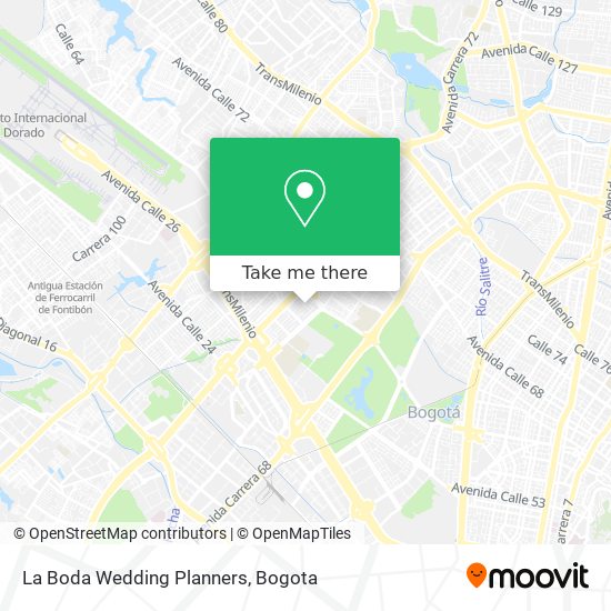 La Boda Wedding Planners map