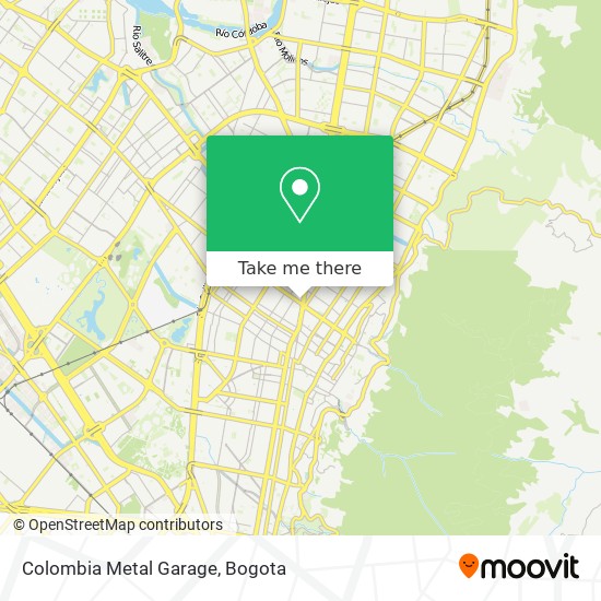 Colombia Metal Garage map