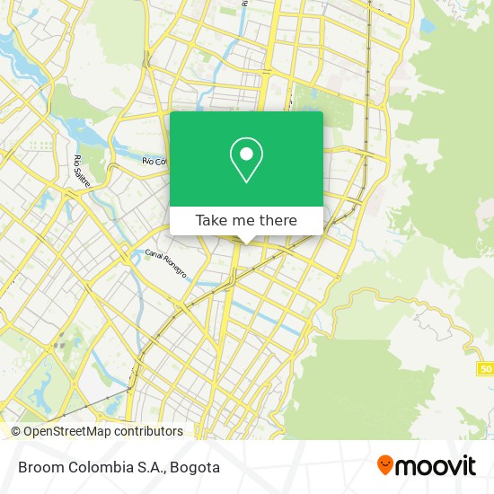 Broom Colombia S.A. map