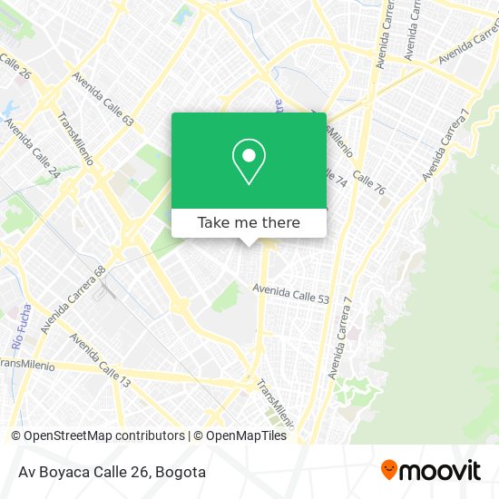 Av Boyaca Calle 26 map