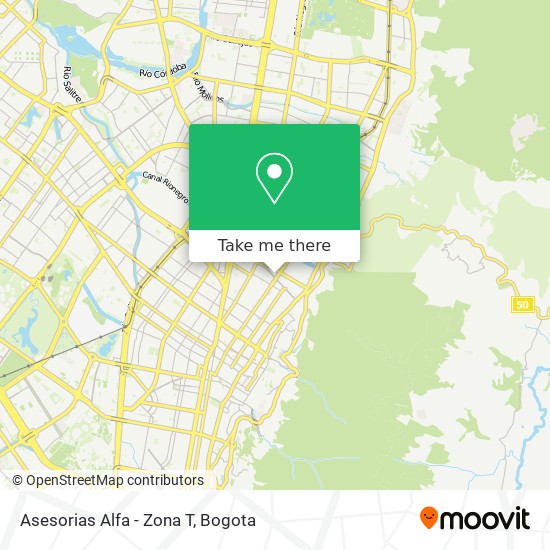 Asesorias Alfa - Zona T map