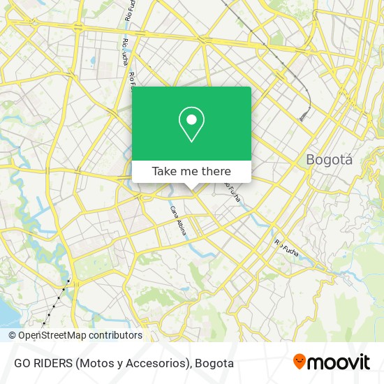 Mapa de GO RIDERS (Motos y Accesorios)