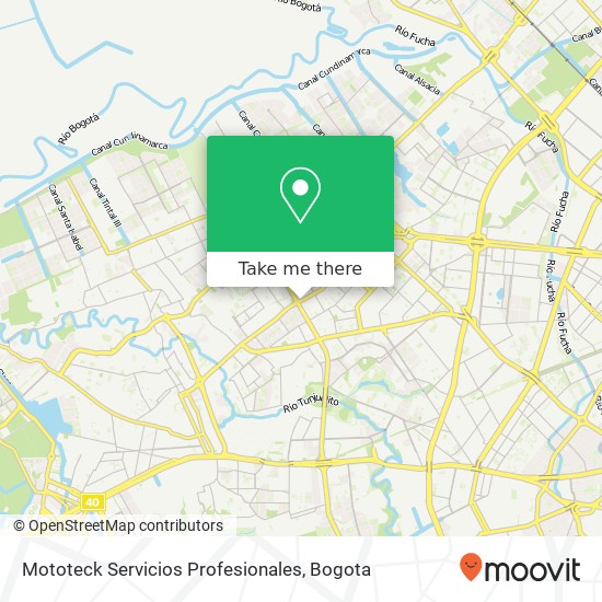 Mototeck Servicios Profesionales map