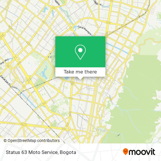 Status 63 Moto Service map