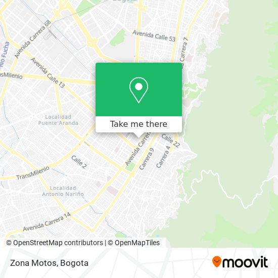 Zona Motos map