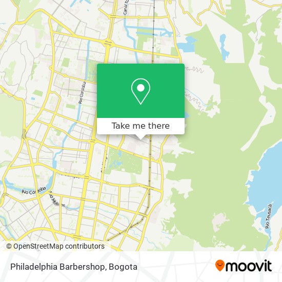 Philadelphia Barbershop map