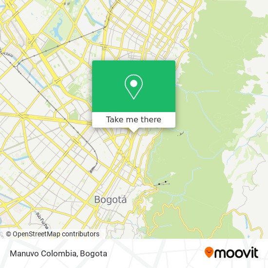 Manuvo Colombia map