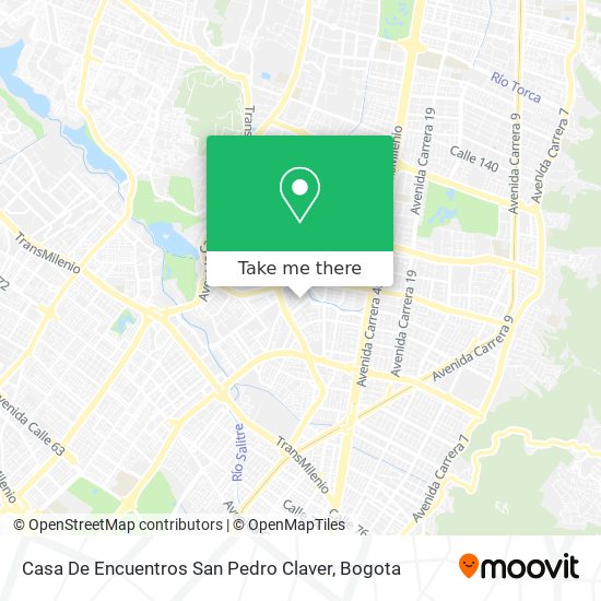 Mapa de Casa De Encuentros San Pedro Claver