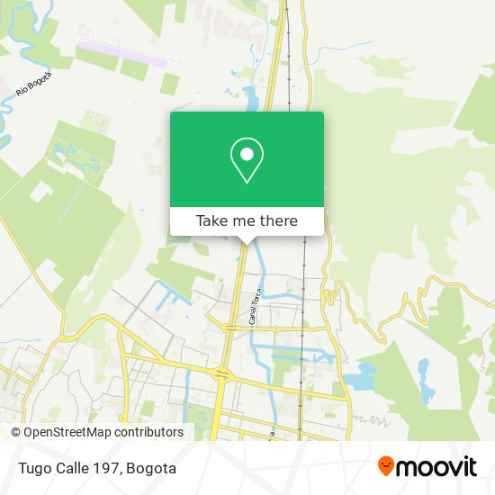 Tugo Calle 197 map