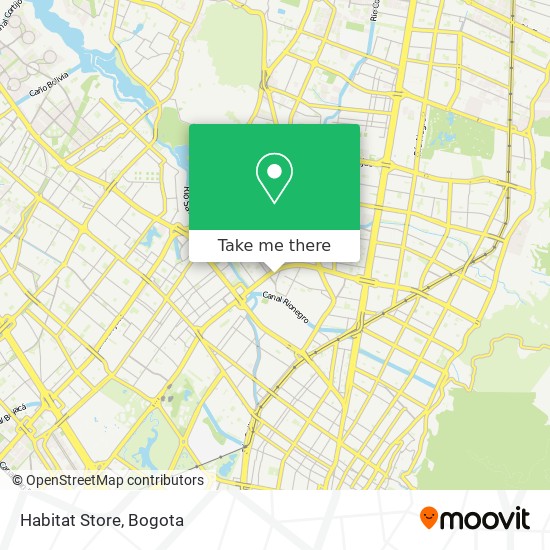 Habitat Store map