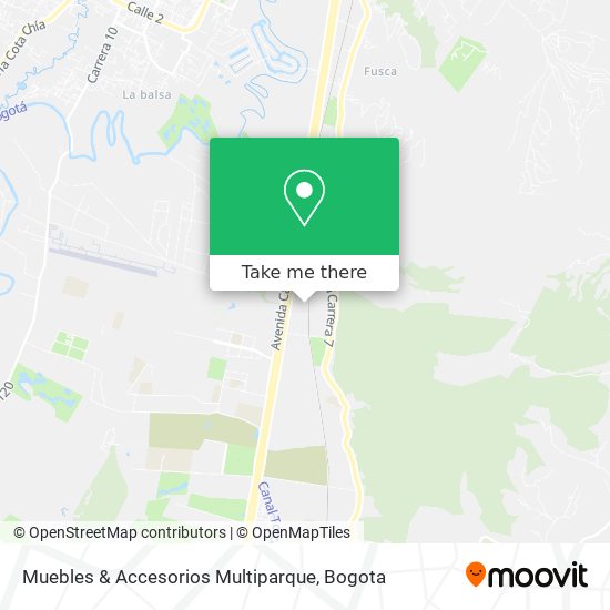 Muebles & Accesorios Multiparque map