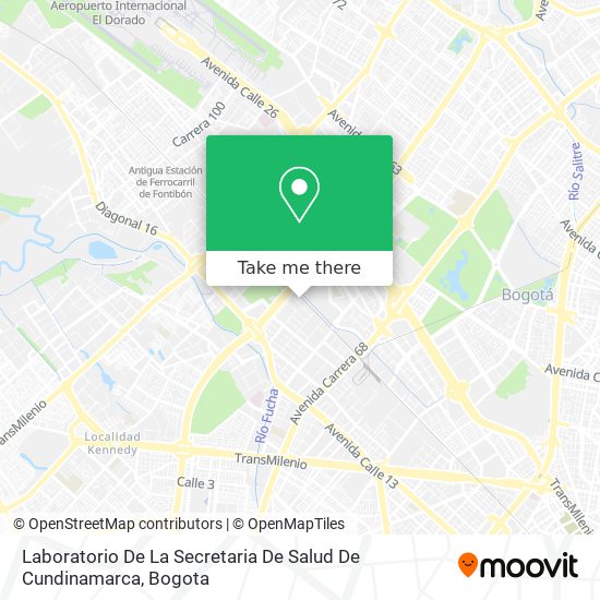Laboratorio De La Secretaria De Salud De Cundinamarca map