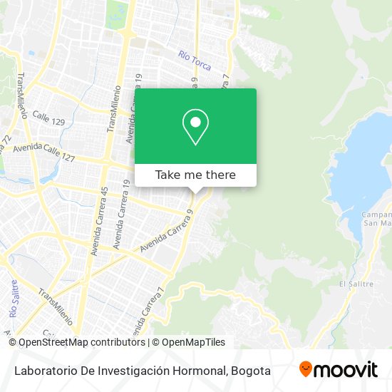 Laboratorio De Investigación Hormonal map