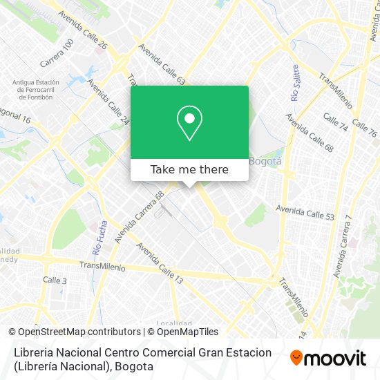 Libreria Nacional Centro Comercial Gran Estacion (Librería Nacional) map