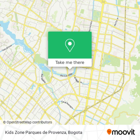 Kids Zone Parques de Provenza map