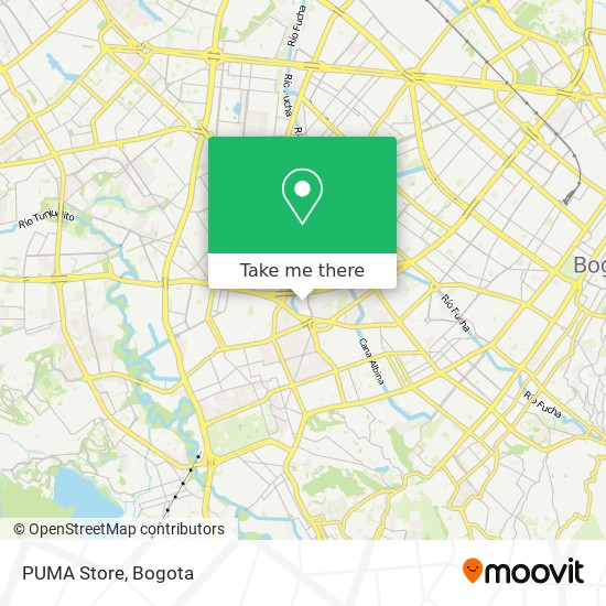 PUMA Store map