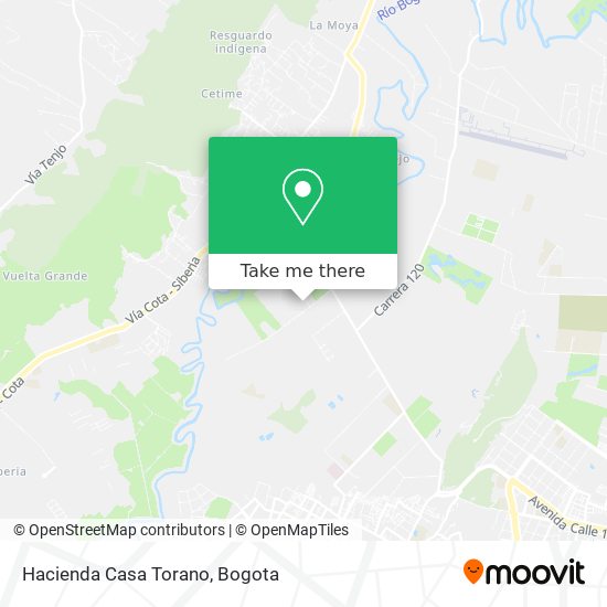 Mapa de Hacienda Casa Torano
