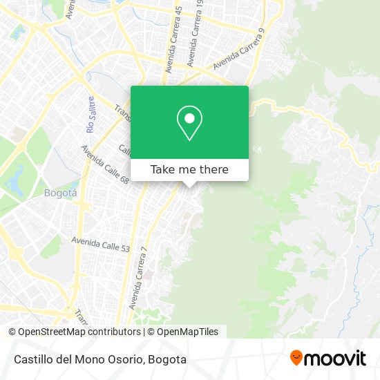 Castillo del Mono Osorio map
