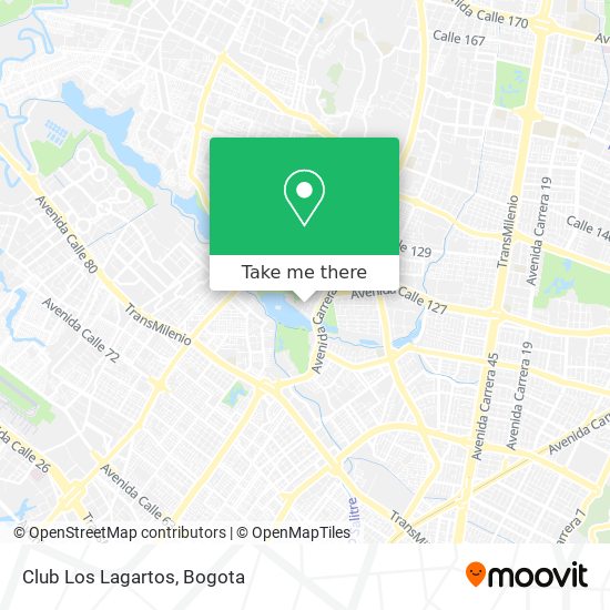 Club Los Lagartos map