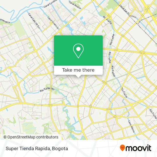 Super Tienda Rapida map
