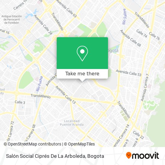 Mapa de Salón Social Ciprés De La Arboleda