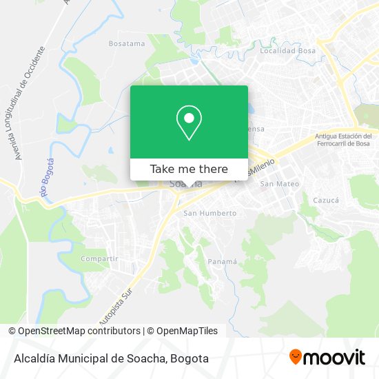 Alcaldía Municipal de Soacha map