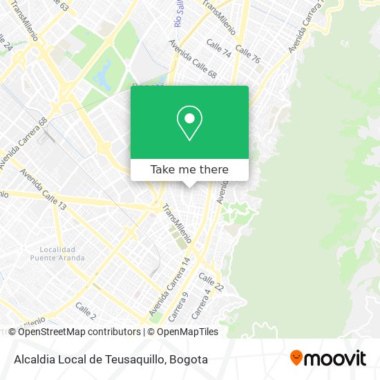 Alcaldia Local de Teusaquillo map