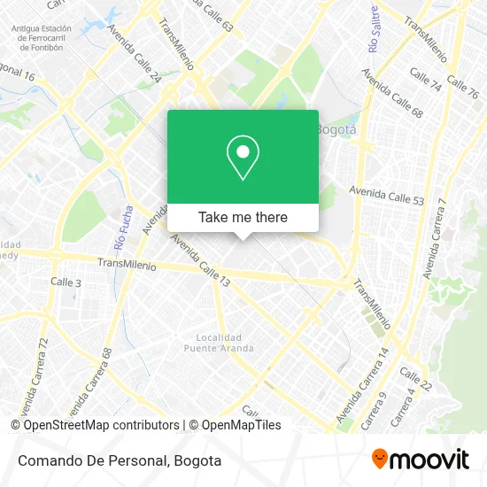 Comando De Personal map
