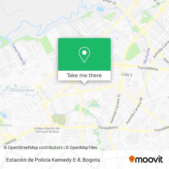 Mapa de Estación de Policía Kennedy E-8