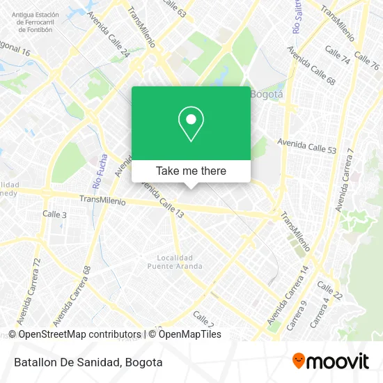 Mapa de Batallon De Sanidad