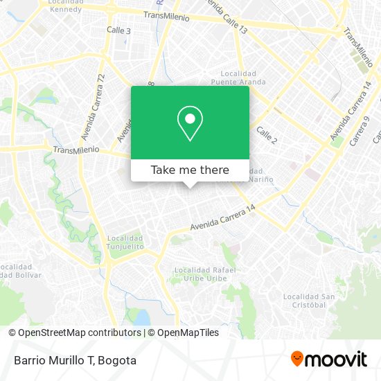 Barrio Murillo T map