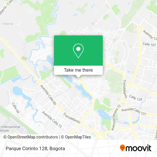 Parque Corinto 128 map