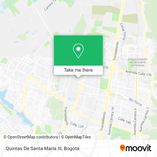 Quintas De Santa María III map