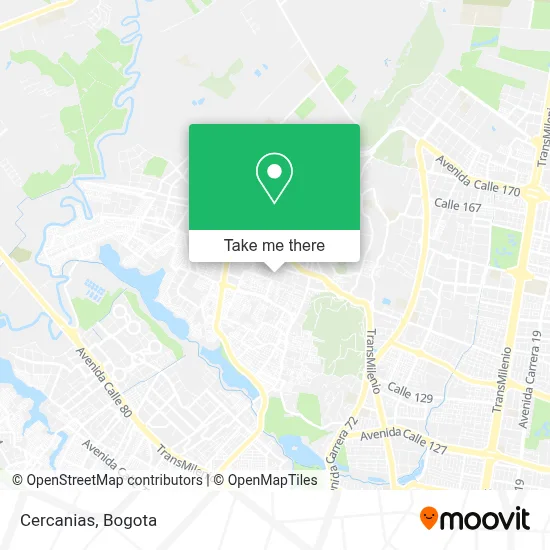 Cercanias map