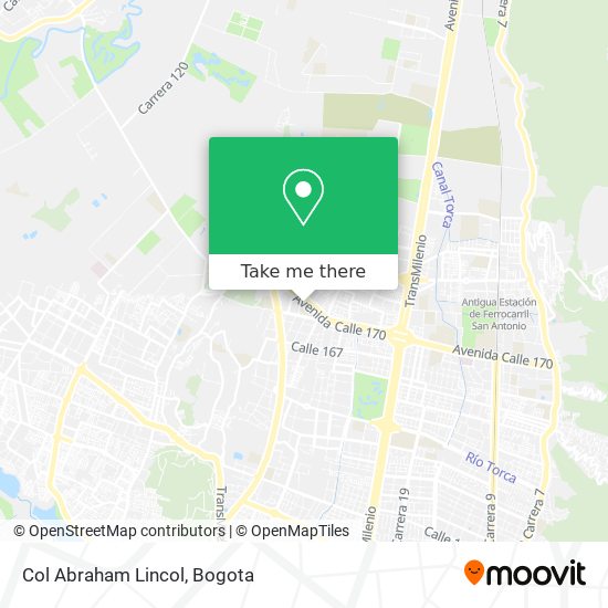 Mapa de Col Abraham Lincol
