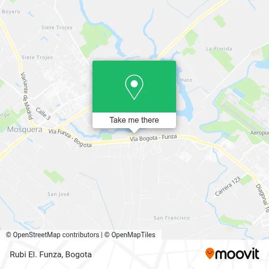 Rubi El. Funza map