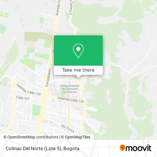 Mapa de Colinas Del Norte (Lote 5)