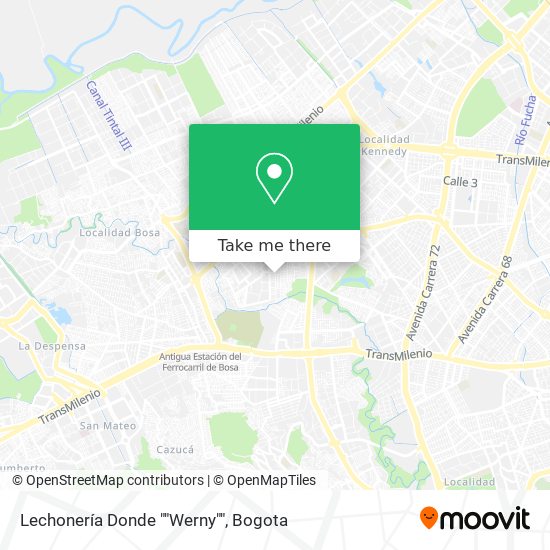 Lechonería Donde ""Werny"" map