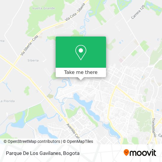 Parque De Los Gavilanes map