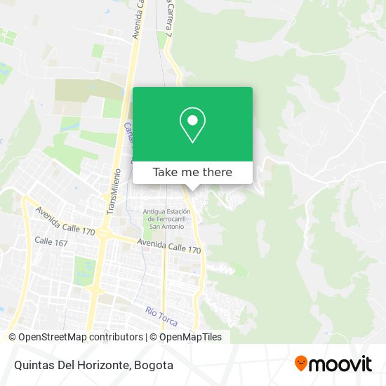 Mapa de Quintas Del Horizonte