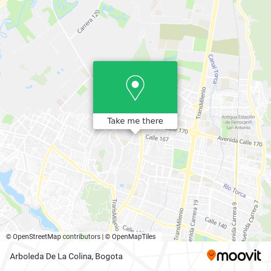 Mapa de Arboleda De La Colina